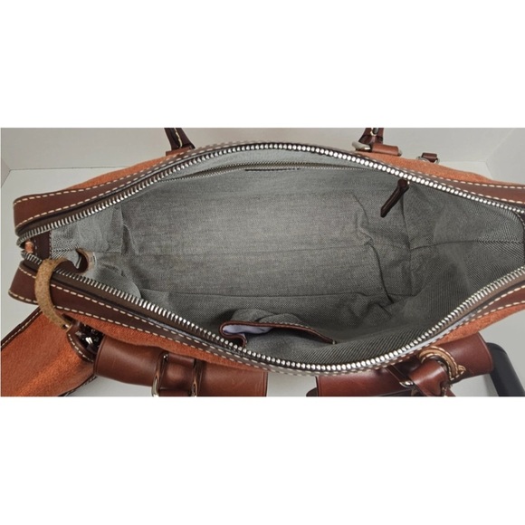 Dooney & Bourke Brown and Tan Shoulder Bag - Picture 10 of 16